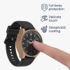 Комплект 2 калъфа Kwmobile със защитно стъкло за Samsung Galaxy Watch 6, кремав/прозрачен, пластмаса, KWM000024TC002C