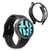 Комплект от 2 калъфа Kwmobile за Samsung Galaxy Watch 6, черен/прозрачен, силикон, KWM000024TG002C