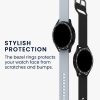 Kwmobile Dial Frame за Samsung Galaxy Watch 6 Classic, черен/сребрист, алуминий, KWM000024TK001C