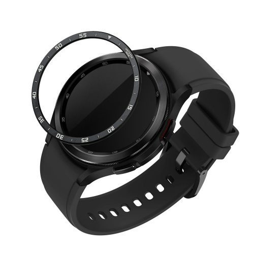 Kwmobile Dial Frame за Samsung Galaxy Watch 6 Classic, черен, алуминий, KWM000024TL001C