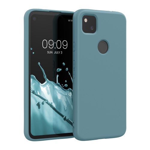 Калъф Kwmobile за Google Pixel 4a, тъмно зелен, силикон, KWM000011JE040C