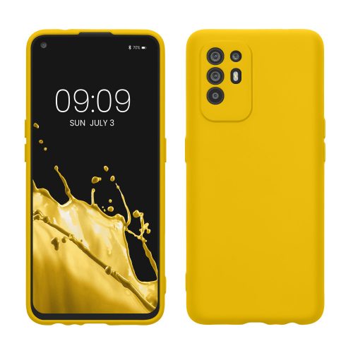 Калъф Kwmobile за OPPO A94 5G, жълт, силикон, KWM000015XY016C