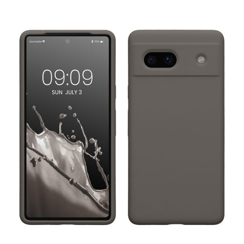 Калъф Kwmobile за Google Pixel 7a, сив, силикон, KWM000019YE021C