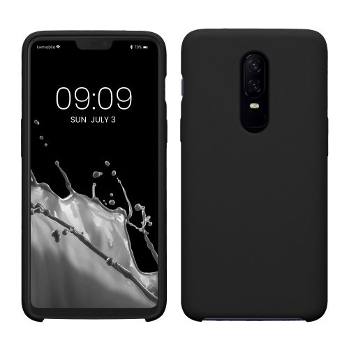 Калъф Kwmobile за OnePlus 6, черен, силикон, KWM0000099A030C