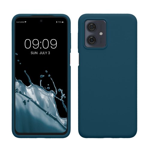 Калъф Kwmobile за Motorola Moto G54, тъмно зелен, силикон, KWM000022NF003C