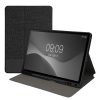 Калъф Kwmobile за Samsung Galaxy Tab S9 Plus/Galaxy Tab S9 FE Plus, черен, текстилен, KWM000023PP001C