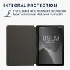 Калъф Kwmobile за Samsung Galaxy Tab S9 Plus/Galaxy Tab S9 FE Plus, черен, текстилен, KWM000023PP001C