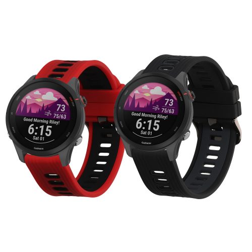 Комплект от 2 каишки Kwmobile за Garmin Forerunner 255, многоцветен, силикон, KWM000024TY001C