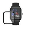 Комплект от 2 защитни фолиа Kwmobile за Amazfit GTS 4 Mini, прозрачно/черно, полимер, KWM000024VF001C