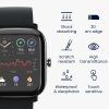 Комплект от 2 защитни фолиа Kwmobile за Amazfit GTS 2 Mini, прозрачно/черно, полимер, KWM000024VG001C