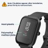 Комплект от 2 защитни фолиа Kwmobile за Amazfit Bip 3, прозрачно/черно, полимер, KWM000024VH001C