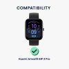 Комплект от 2 защитни фолиа Kwmobile за Amazfit Bip 3 Pro, прозрачно/черно, полимер, KWM000024VI001C