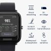 Комплект от 2 защитни фолиа Kwmobile за Amazfit Bip U/Bip U Pro, прозрачно/черно, полимер, KWM000024VJ001C