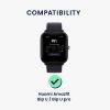 Комплект от 2 защитни фолиа Kwmobile за Amazfit Bip U/Bip U Pro, прозрачно/черно, полимер, KWM000024VJ001C