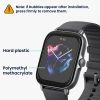 Комплект от 2 защитни фолиа Kwmobile за Amazfit GTS 3, прозрачно/черно, полимер, KWM000024VK001C