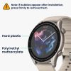 Комплект от 2 защитни фолиа Kwmobile за Amazfit GTR 3, прозрачно/черно, полимер, KWM000024VM001C