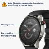 Комплект от 2 защитни фолиа Kwmobile за Amazfit GTR 4, прозрачно/черно, полимер, KWM000024VN001C