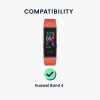 Комплект от 2 защитни фолиа Kwmobile за Huawei Band 4, прозрачно/черно, полимер, KWM000024VP001C