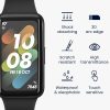 Комплект от 2 защитни фолиа Kwmobile за Huawei Band 7, прозрачно/черно, полимер, KWM000024VQ001C