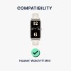 Комплект от 2 защитни фолиа Kwmobile за Huawei Watch Fit mini, прозрачно/черно, полимер, KWM000024VT001C