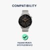 Комплект от 2 защитни фолиа Kwmobile за Huawei Watch GT 3 Pro (43 мм), прозрачно/черно, полимер, KWM000024VV001C