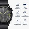 Комплект от 2 защитни фолиа Kwmobile за Huawei Watch GT 3 (46 mm), прозрачно/черно, полимер, KWM000024VX001C