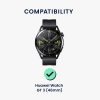 Комплект от 2 защитни фолиа Kwmobile за Huawei Watch GT 3 (46 mm), прозрачно/черно, полимер, KWM000024VX001C