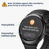 Комплект от 2 защитни фолиа Kwmobile за Huawei Watch 4, прозрачно/черно, полимер, KWM000024VY001C