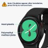 Комплект от 2 защитни фолиа Kwmobile за Samsung Galaxy Watch 4, прозрачно/черно, полимер, KWM000024WD001C