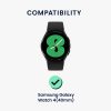 Комплект от 2 защитни фолиа Kwmobile за Samsung Galaxy Watch 4, прозрачно/черно, полимер, KWM000024WD001C