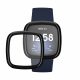 Комплект от 2 защитни фолиа Kwmobile за Fitbit Versa 3, прозрачно/черно, полимер, KWM000024WL001C