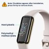 Комплект от 2 защитни фолиа Kwmobile за Fitbit Luxe, прозрачно/черно, полимер, KWM000024WN001C