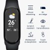 Комплект от 2 защитни фолиа Kwmobile за Xiaomi Mi Band 7, прозрачно/черно, полимер, KWM000024WQ001C