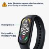 Комплект от 2 защитни фолиа Kwmobile за Xiaomi Mi Band 7, прозрачно/черно, полимер, KWM000024WQ001C