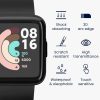 Комплект от 2 защитни фолиа Kwmobile за Xiaomi Redmi Watch 2 Lite, прозрачно/черно, полимер, KWM000024WS001C