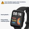 Комплект от 2 защитни фолиа Kwmobile за Xiaomi Redmi Watch 2 Lite, прозрачно/черно, полимер, KWM000024WS001C