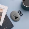 Калъф за слушалки Kwmobile за Google Pixel Buds Pro, сив/черен, силикон, KWM000017PM002C