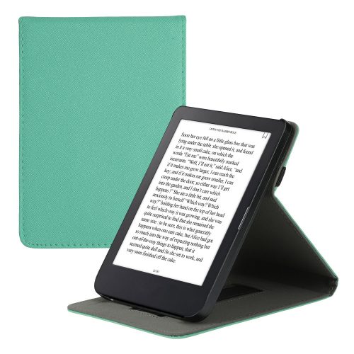 Калъф Kwmobile за Kobo Clara 2E, светло зелен, екологична кожа, KWM000017UI009C