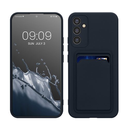 Калъф Kwmobile за Samsung Galaxy A34 5G, тъмно син, силикон, KWM0000191B003C