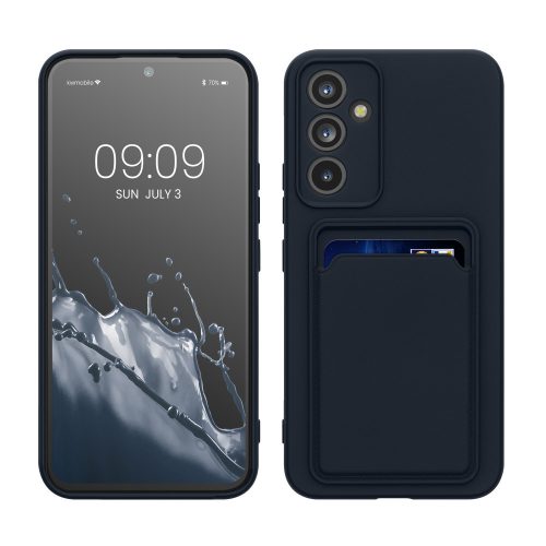 Калъф Kwmobile за Samsung Galaxy A54 5G, тъмно син, силикон, KWM0000191C003C