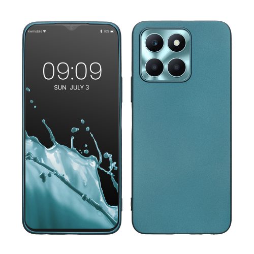 Калъф Kwmobile за Honor X6a, зелен, силикон, KWM000020IA002C