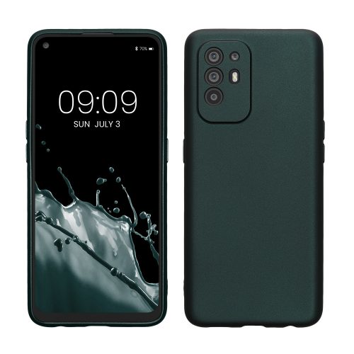 Калъф Kwmobile за OPPO A94 5G, тъмно зелен, силикон, KWM000020IE003C