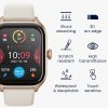 Комплект от 2 защитни фолиа Kwmobile за Amazfit GTS 4, прозрачно/черно, полимер, KWM000024VL001C