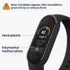 Комплект от 2 защитни фолиа Kwmobile за Xiaomi Mi Band 8, прозрачно/черно, полимер, KWM000024XX001C