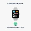 Комплект 2 каишки Kwmobile за Xiaomi Redmi Watch 3 Active, тъмнозелен/бежов, силикон, KWM000024XY002C