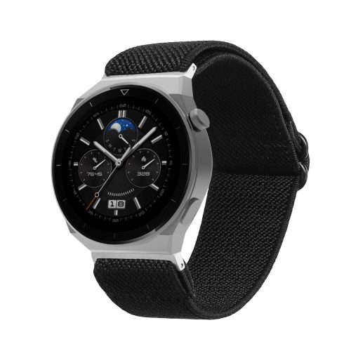 Каишка Kwmobile за Huawei Watch GT 3 (46 мм)/Watch GT 3 Pro (46 мм), черен, найлон, KWM000024YB001C