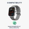 Kwmobile USB кабел за зареждане за Amazfit GTS 4/GTR 4/GTR 4 Pro, черен, пластмаса, KWM000024YD001C