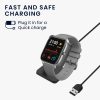 Kwmobile USB кабел за зареждане за Amazfit GTS 4/GTR 4/GTR 4 Pro, черен, пластмаса, KWM000024YD001C