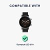 Каишка Kwmobile за часовник TicWatch Ticwatch E3 / GTH 20 мм, сив, текстил, KWM000024YO001C