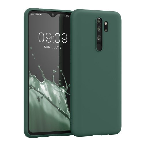 Калъф Kwmobile за Xiaomi Redmi Note 8 Pro, зелен, силикон, KWM000010MT041C